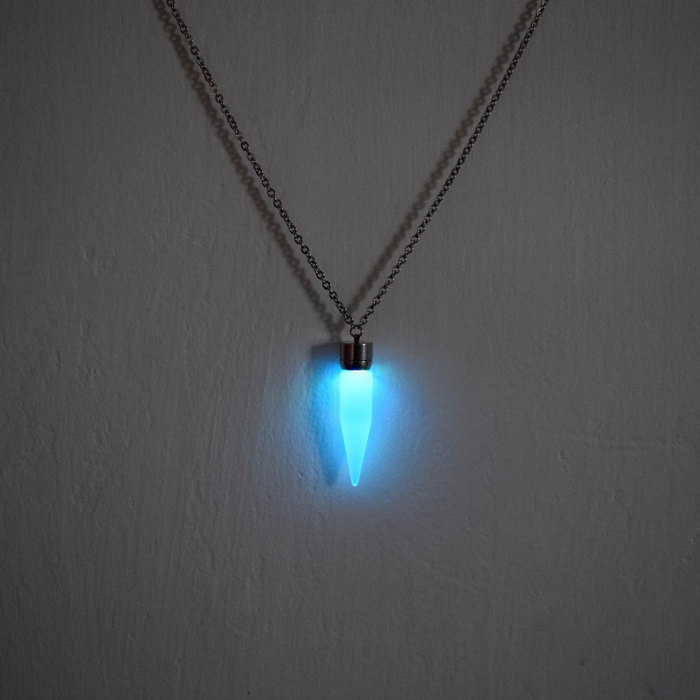 Green light up shop jewelry