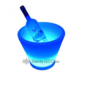 ice bucket 9 blue logo